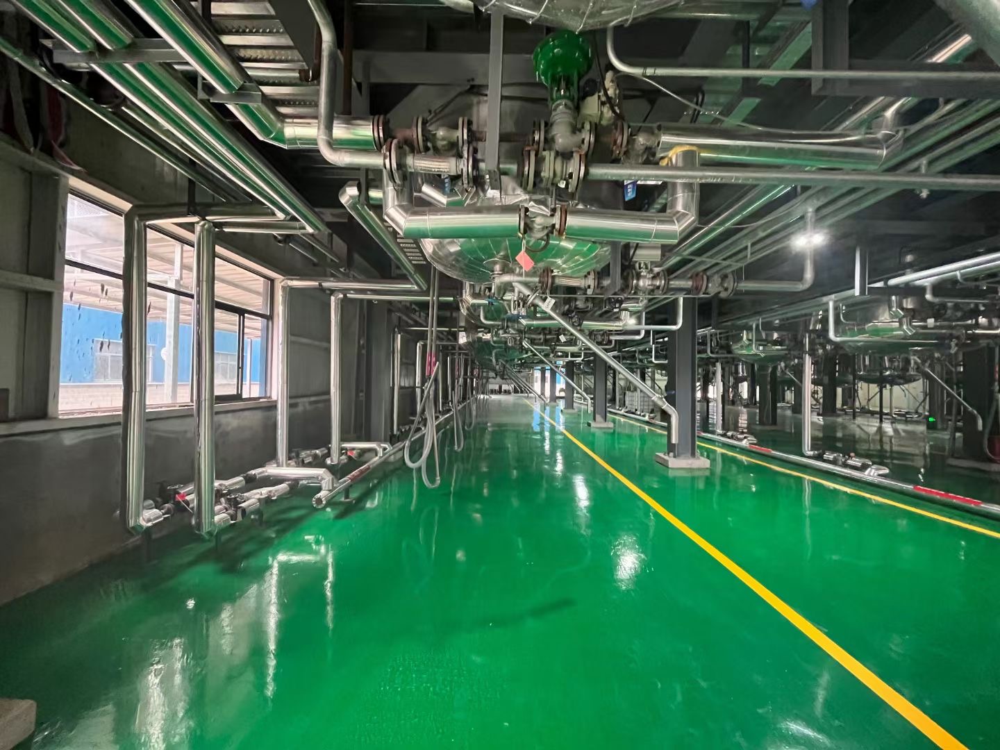 湖南 婁底 反應釜 及鋼結構平臺 管道及生產平臺EPC(圖1)